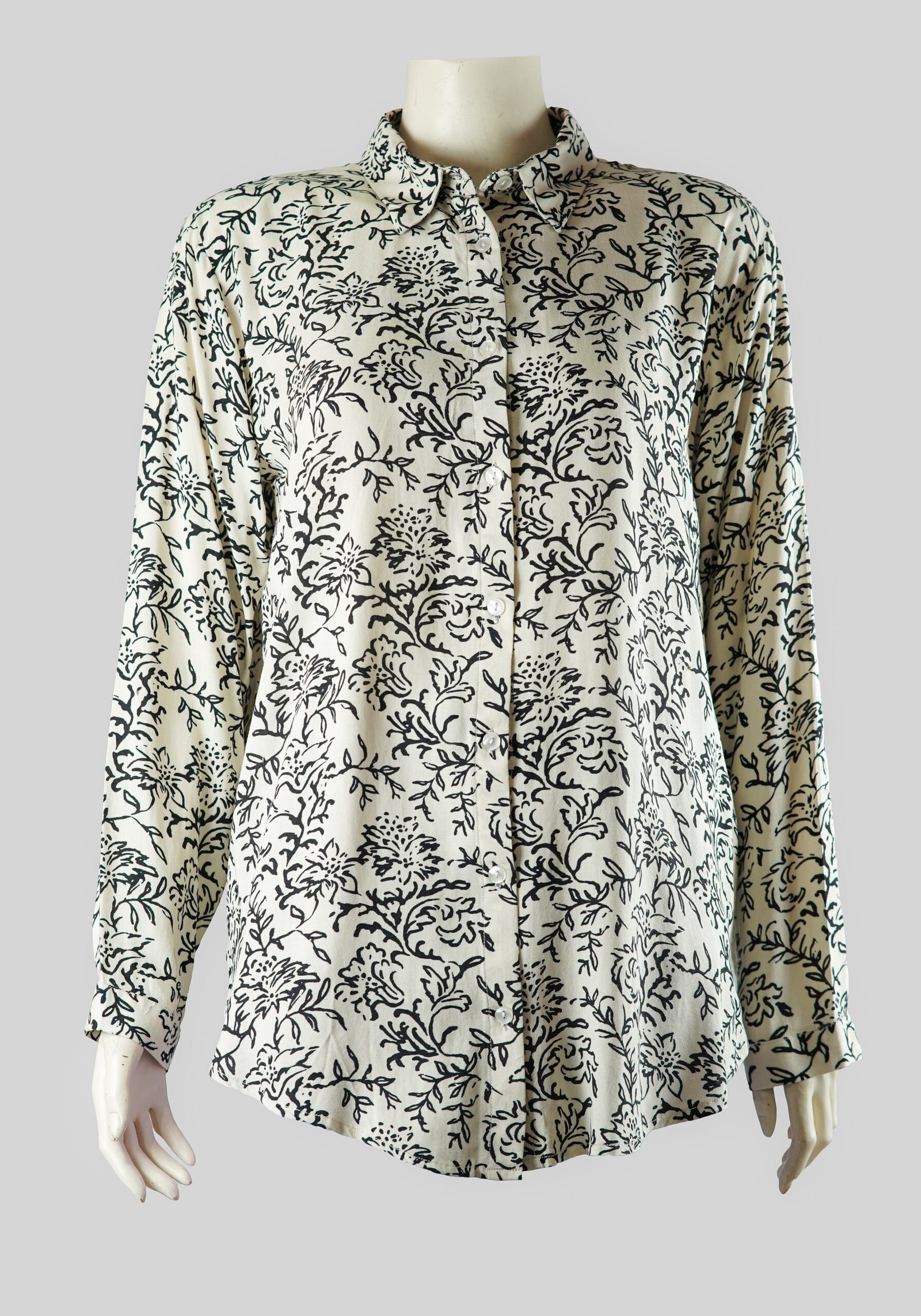Ivory Vine Printed Shirt