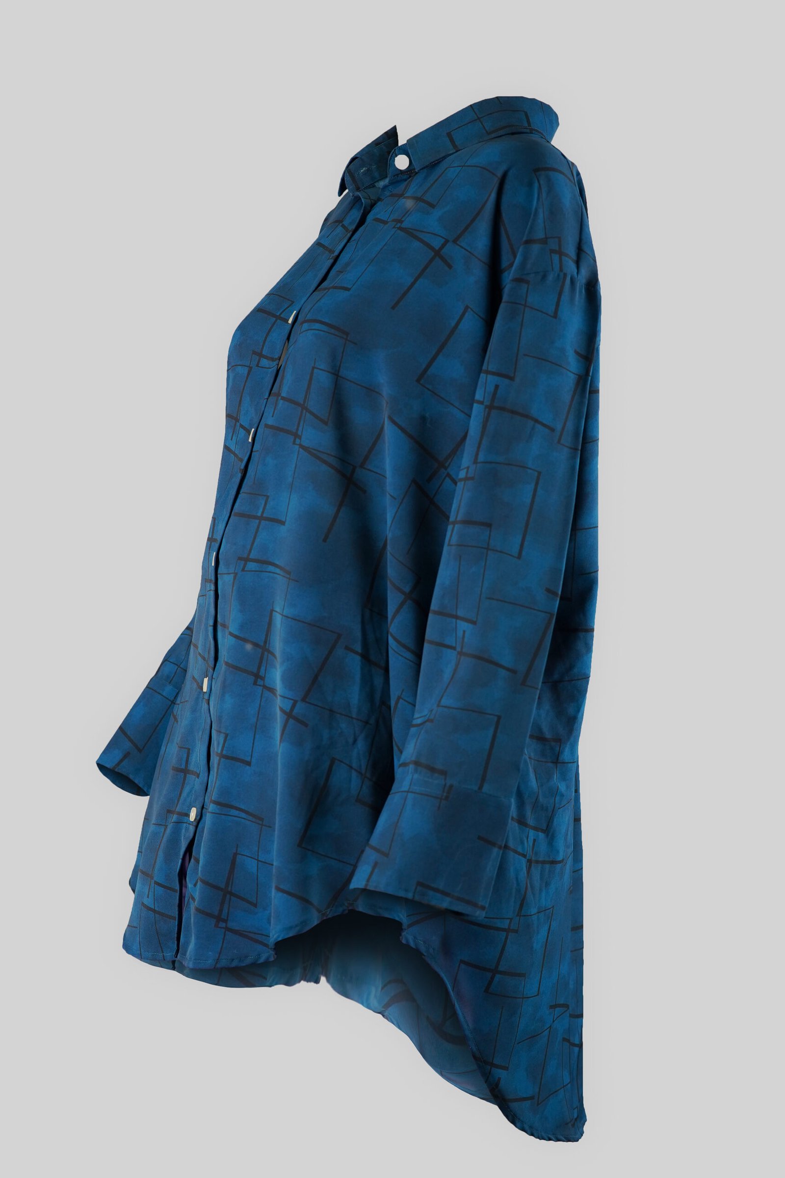 Ocean Wave Printed Shirt