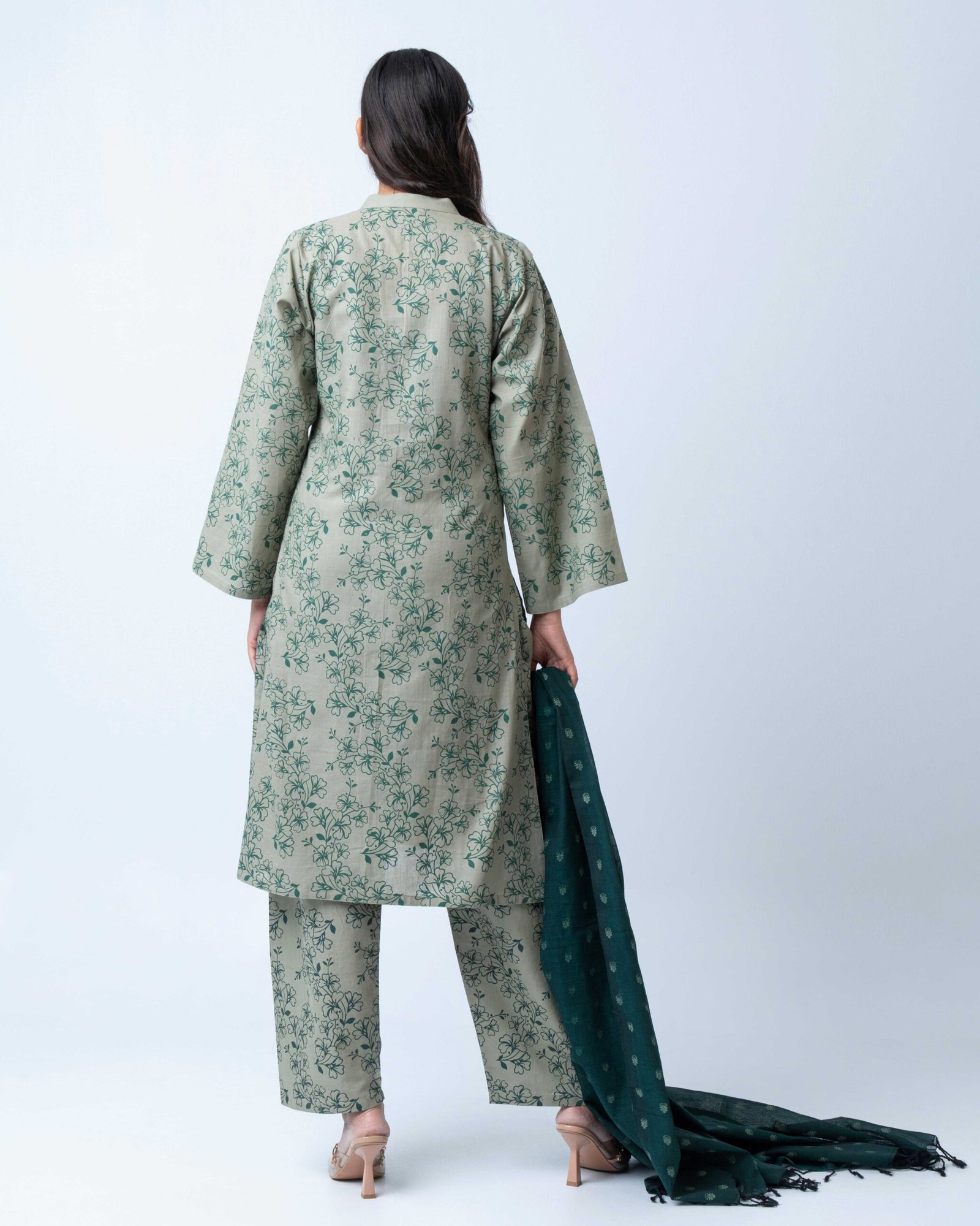 Emerald Grace Cotton Shalwar Kameez