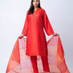 Sunset Ember Elegance Salwar kameez