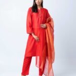 Sunset Ember Elegance Salwar kameez