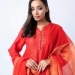 Sunset Ember Elegance Salwar kameez