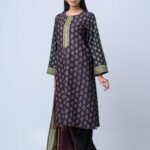 Midnight Bloom Ensemble Jacquard Salwar Kameez