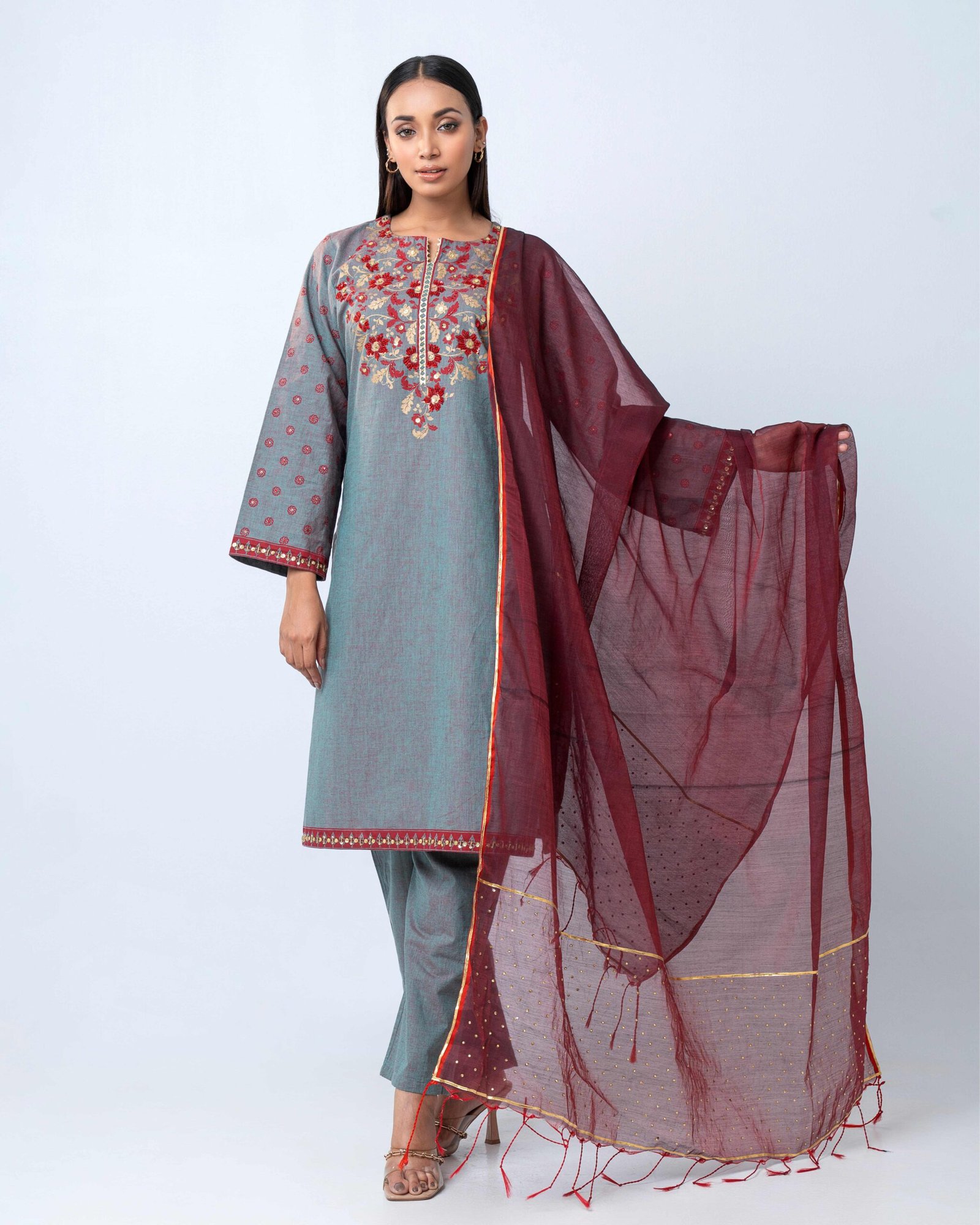 Rosewood Charm Shalwar Kameez