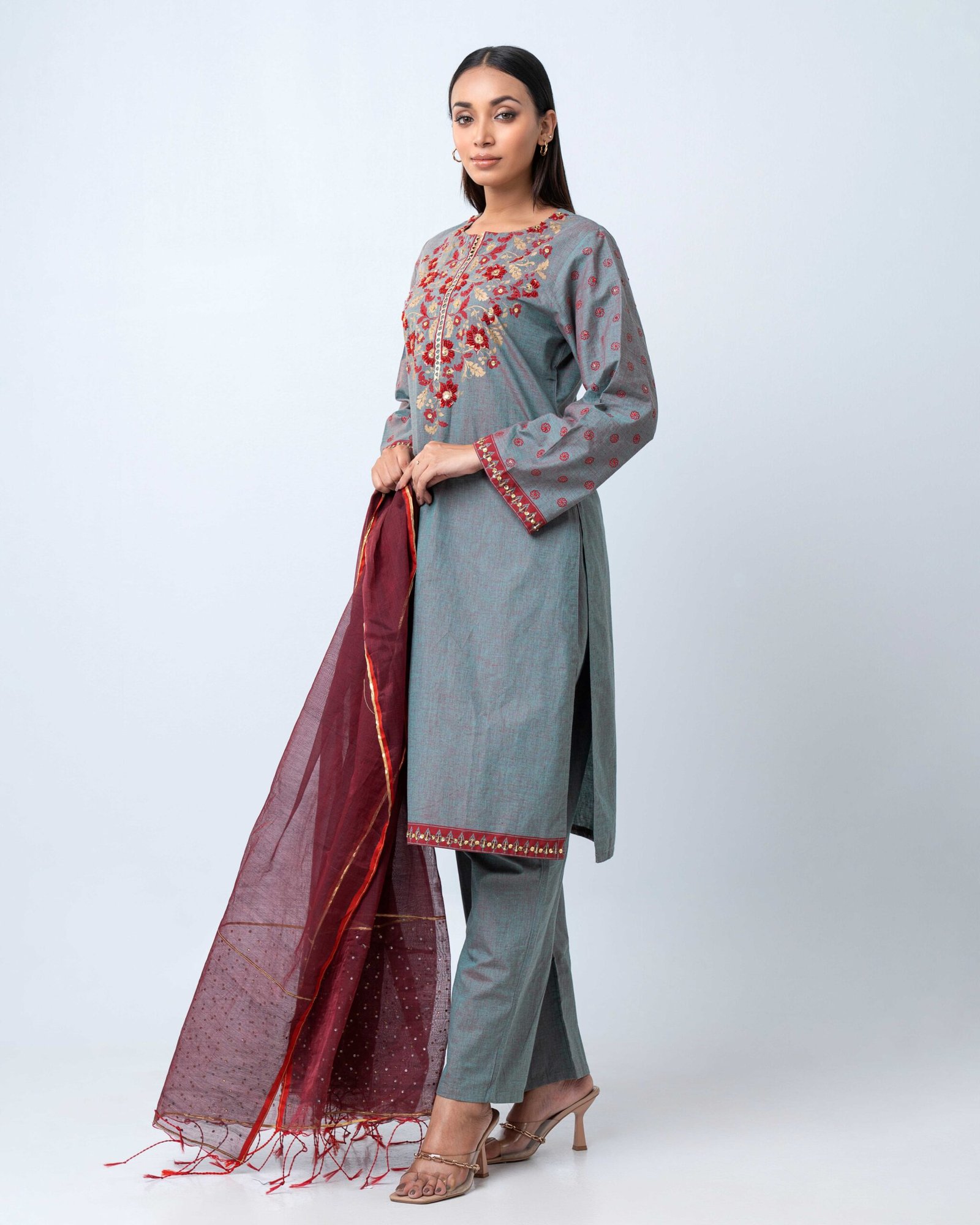Rosewood Charm Shalwar Kameez