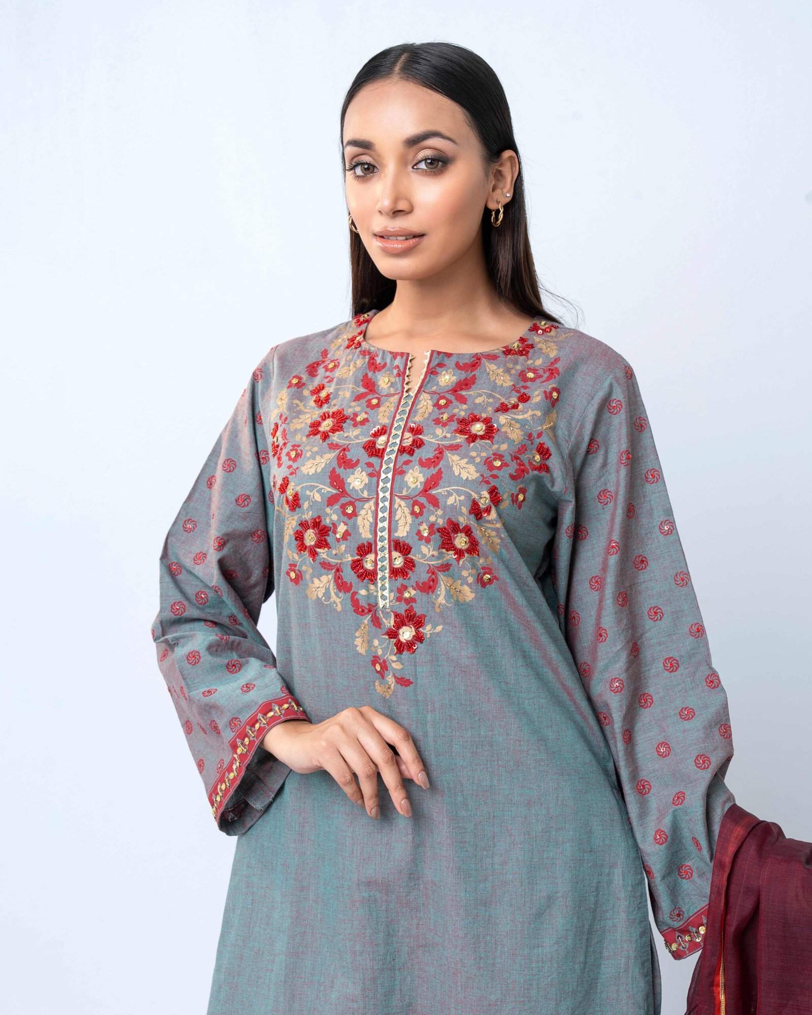Rosewood Charm Shalwar Kameez