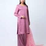 Pink Moon Handcrafted Shalwar Kameez