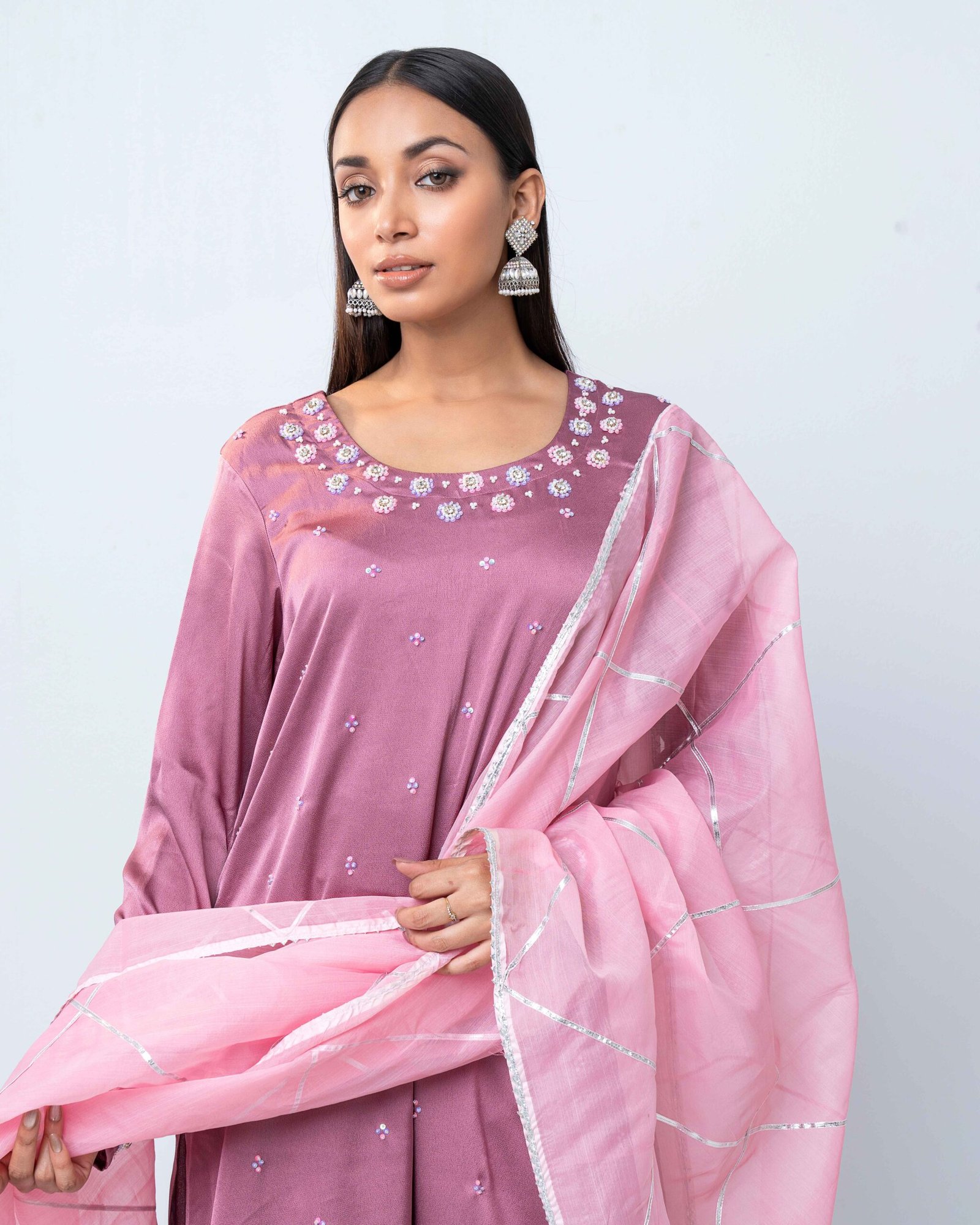 Ever_Shalwar kameez_DSC02429 Pink Moon Handcrafted Shalwar Kameez