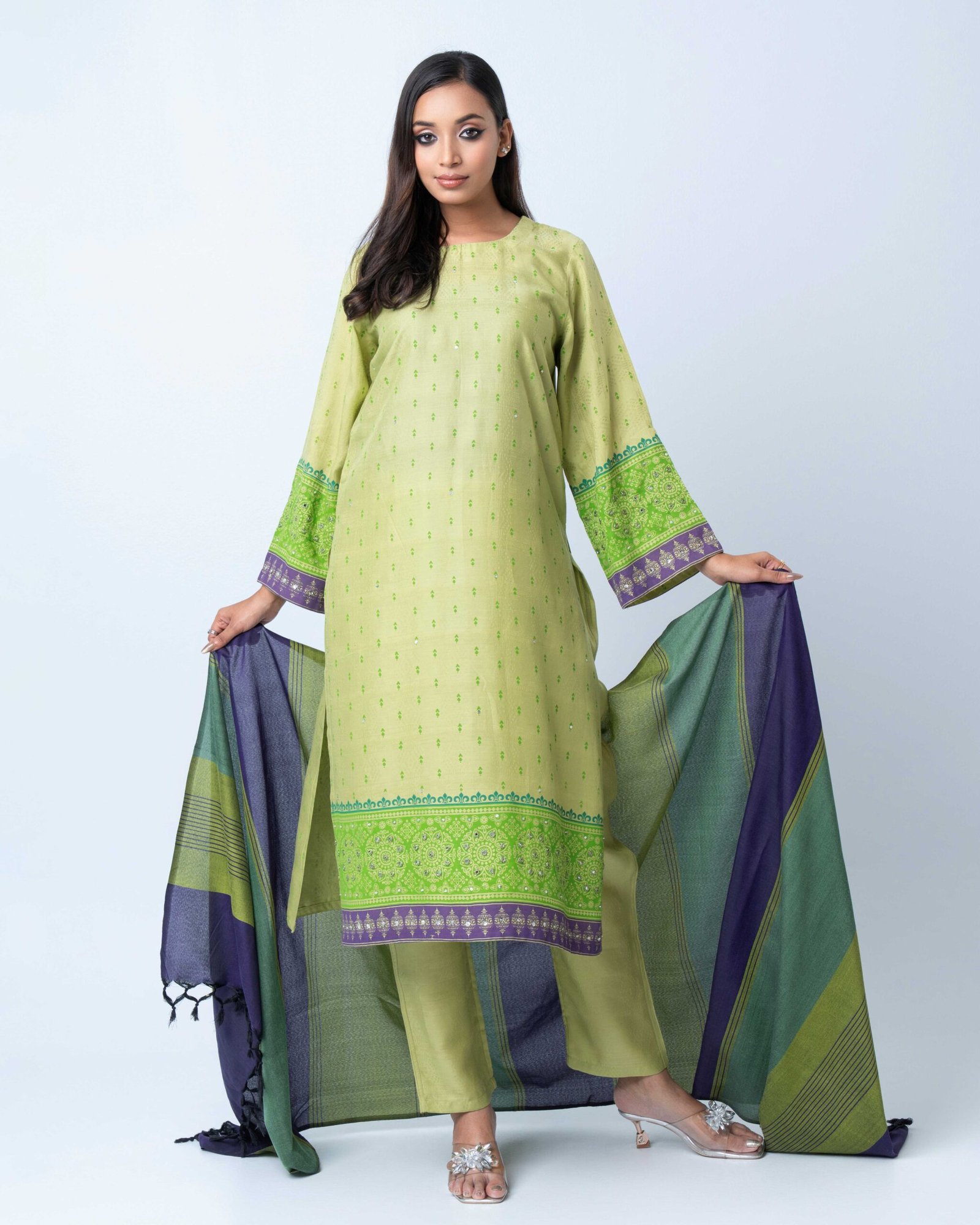 Ever_Shalwar kameez_DSC02775 Willow Lime Shalwar kameez