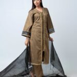 Golden Noir Shalwar Kameez