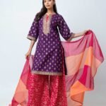 Royal Fuchsia Sharara