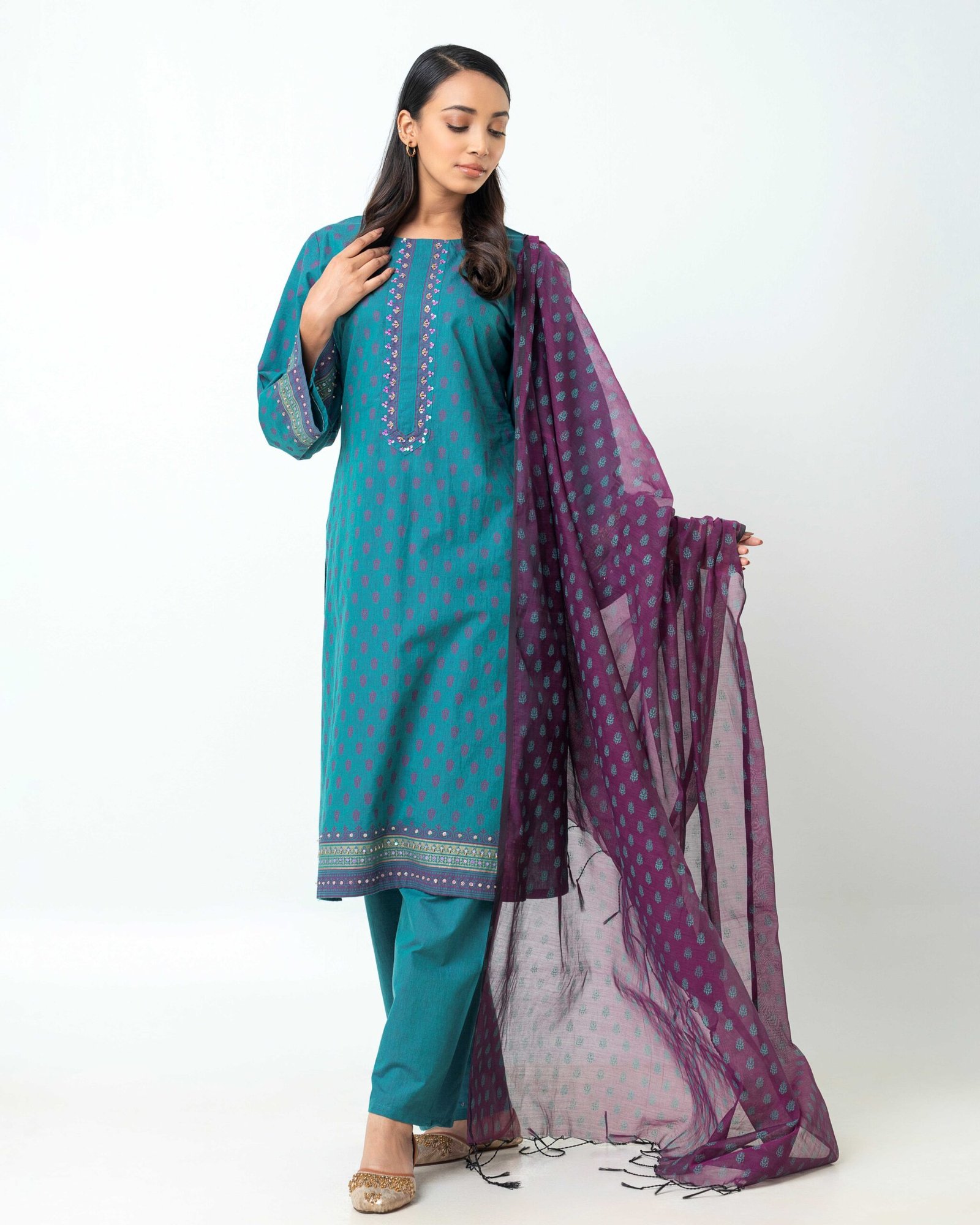Twilight Bloom Shalwar Kameez