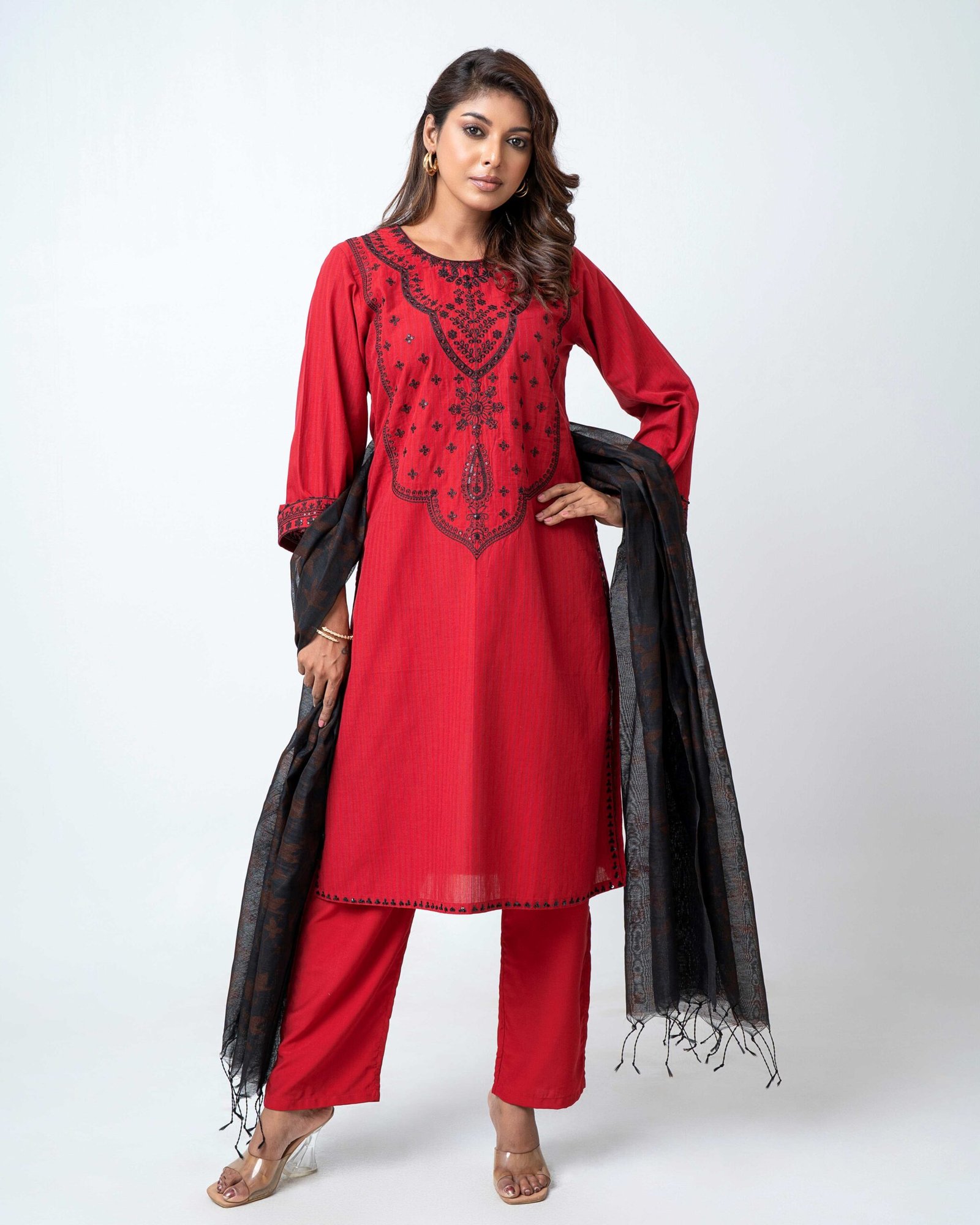 Ruby Noir Shalwar Kameez